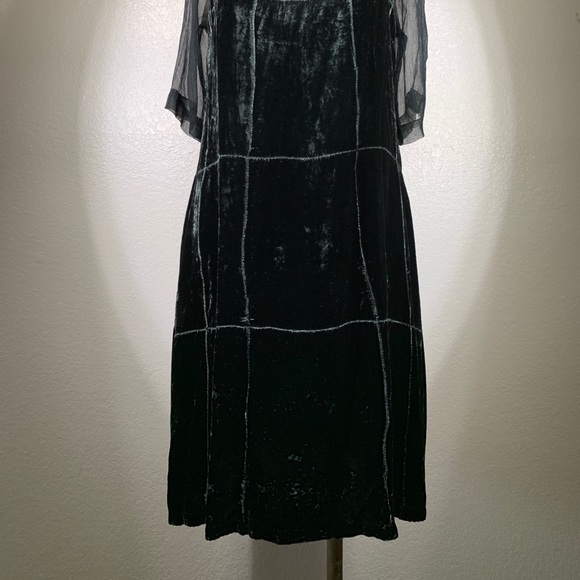 Viviana Uchitel Cubist Silk Dress Shibori 2 NWT - Picture 8 of 8